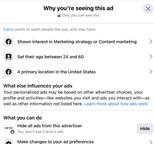 facebook ad